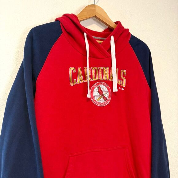 St. Louis Cardinals STL Fanatics Hooded Sweatshirt Size XL - Picture 3 of 8